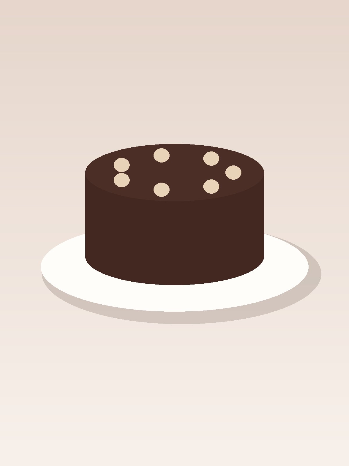 Entremets trois chocolats